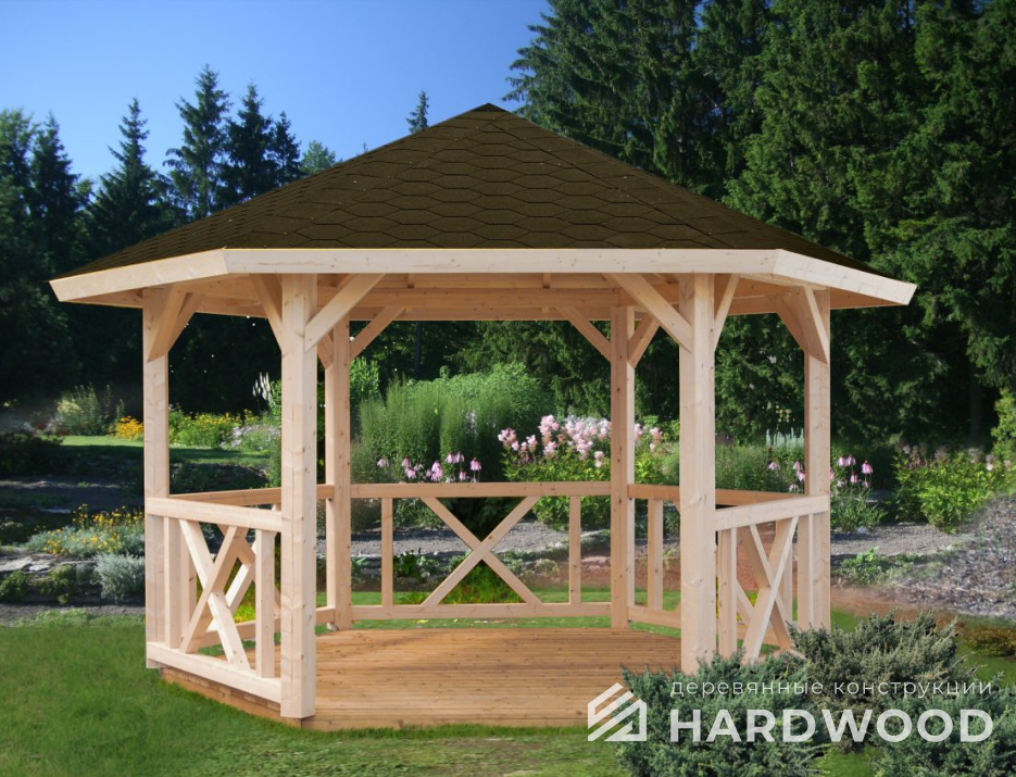 Купольный навес беседка №31 - фото 1106